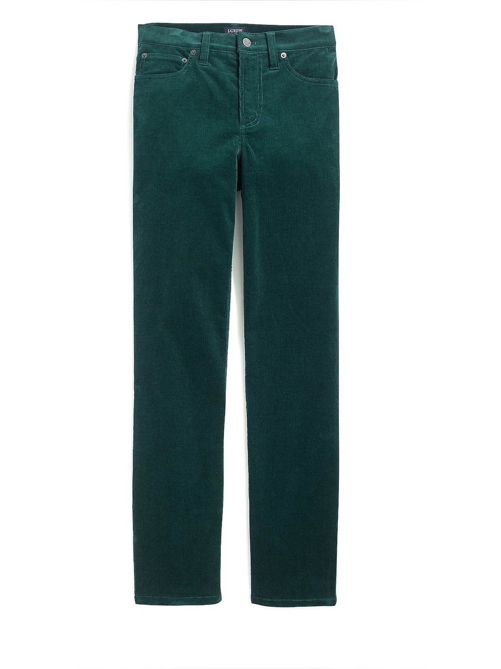 J. Crew women Forest Green Corduroy Pants size 27